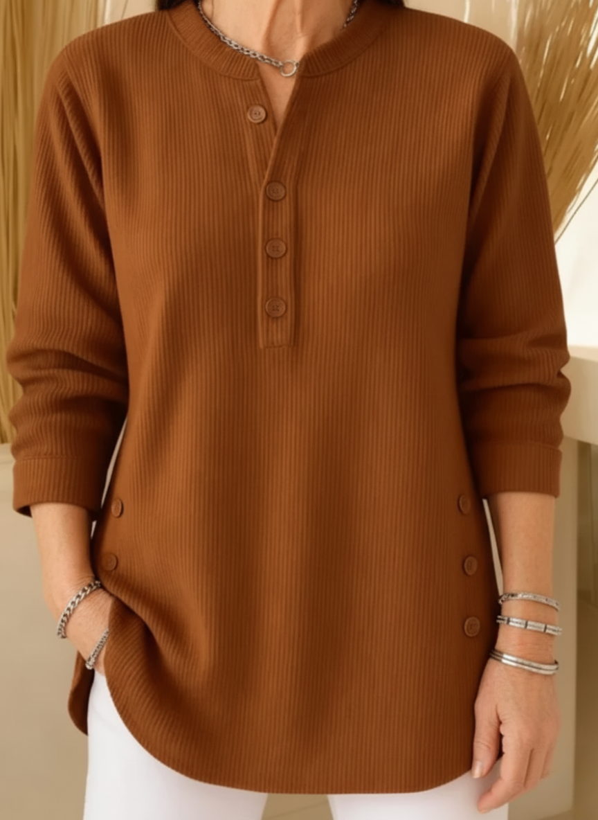 Laura | Soft Long Sleeve Knit Sweater