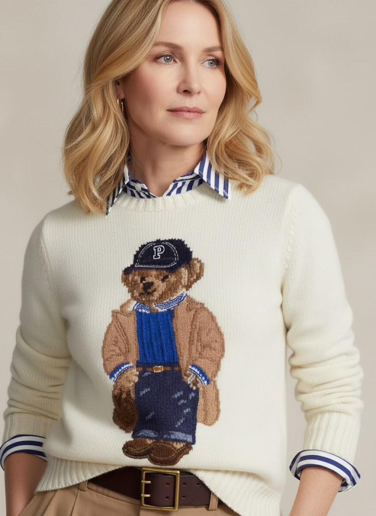 Adeline | Embroidered Knit Sweater