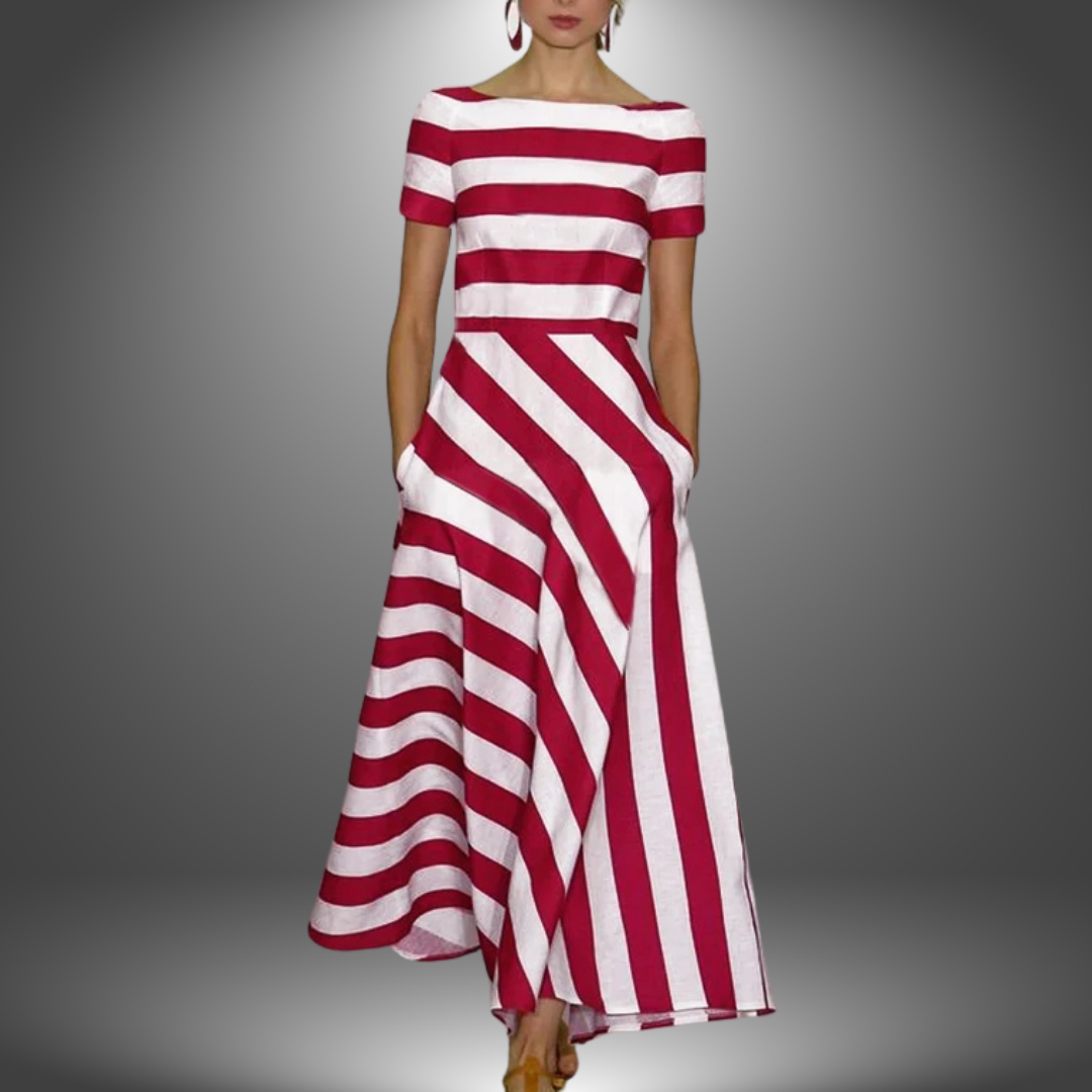 Light & Fluid Stripe Dress