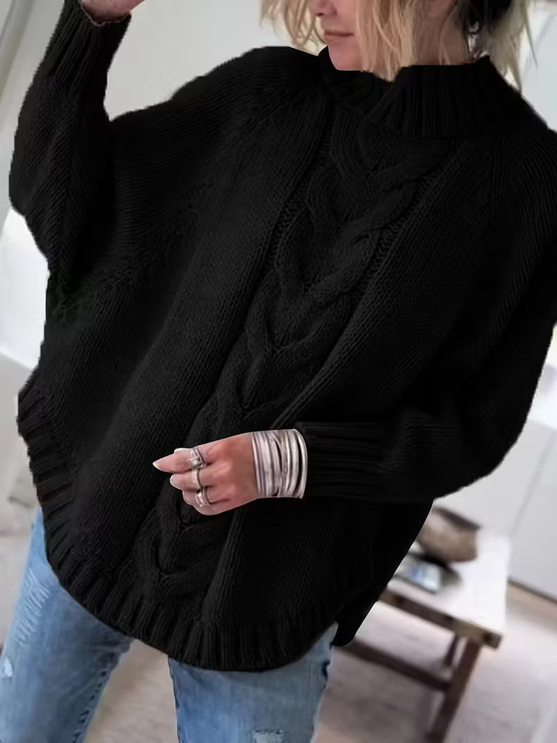 Pamella™ | Oversized Cable Knit Sweater