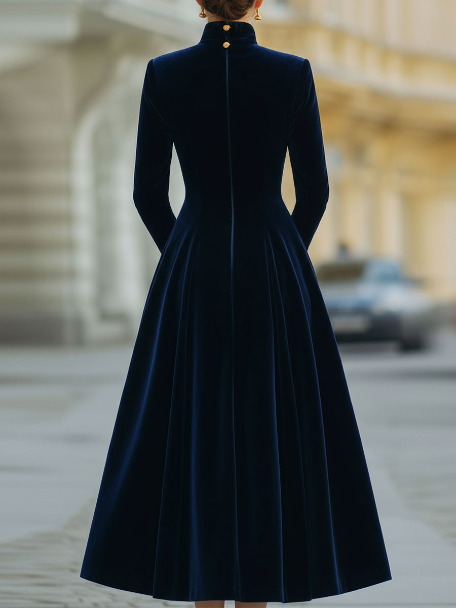 Natalia | A-Line Dress with Gold