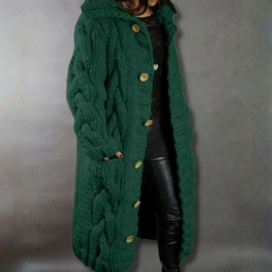 Karina | Elegant Cosy Coat With Tummy Coverage