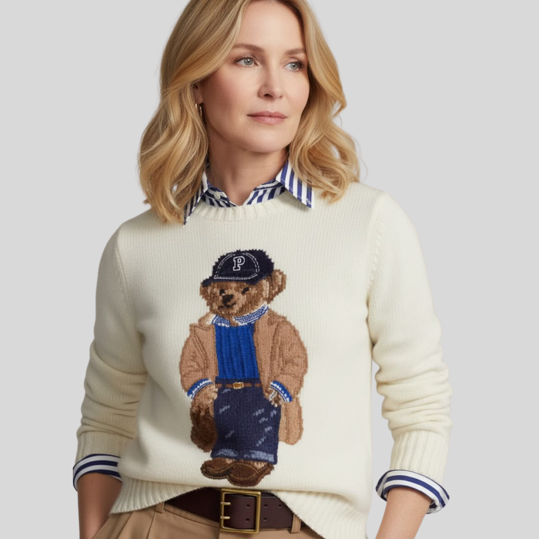 Adeline | Embroidered Knit Sweater