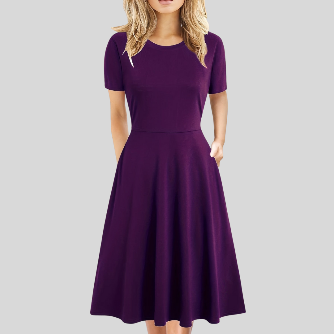 Evelyn Quinn | Retro A-Line Summer Dress